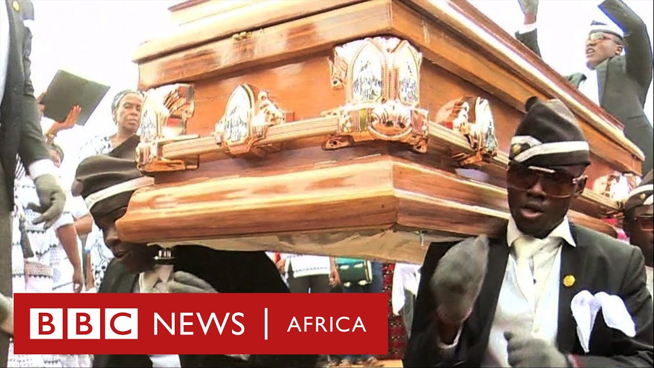 Ghana's dancing pallbearers - BBC Africa