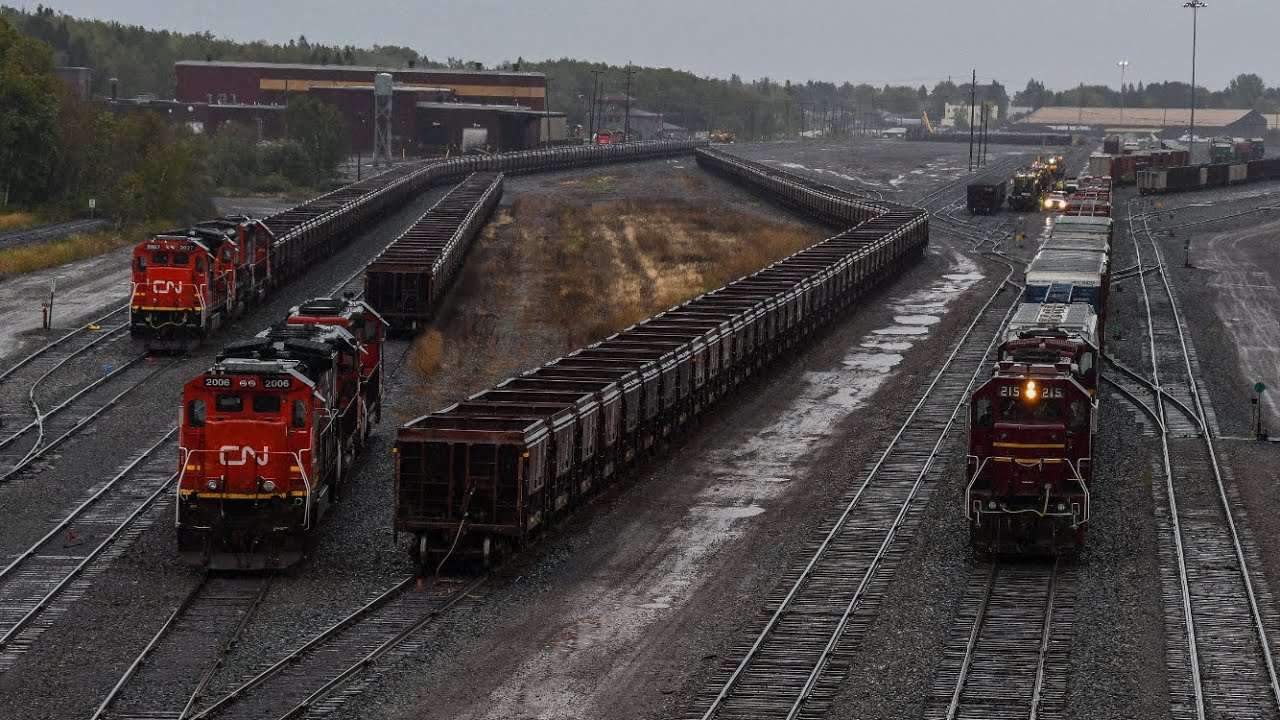 Trains Of Northern Minnesota Along CN's Iron Range