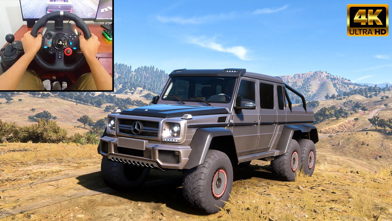 Mercedes-Benz G63 AMG 6x6 | Offroading | Forza Horizon 5 | Logitech g29 gameplay