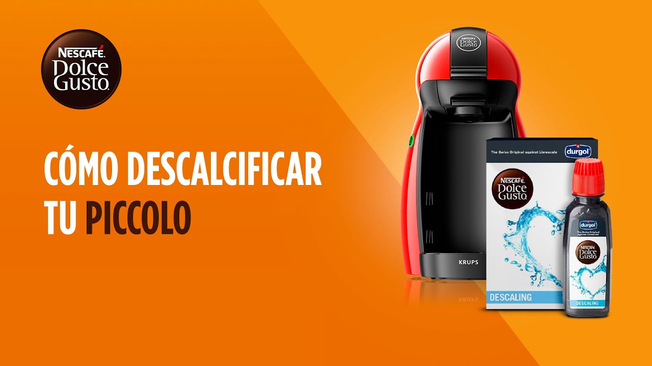 Cómo descalcificar tu cafetera manual Piccolo |  NESCAFÉ Dolce Gusto