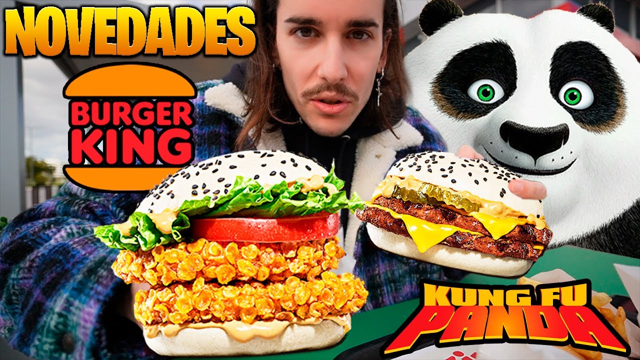 HAMBURGUESA KUNFU PANDA 4 | BURGER KING NOVEDADES