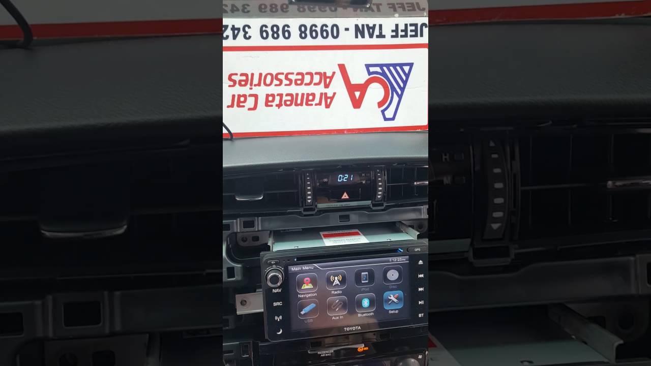 Aca / fortuner 2016 / stereo others setting