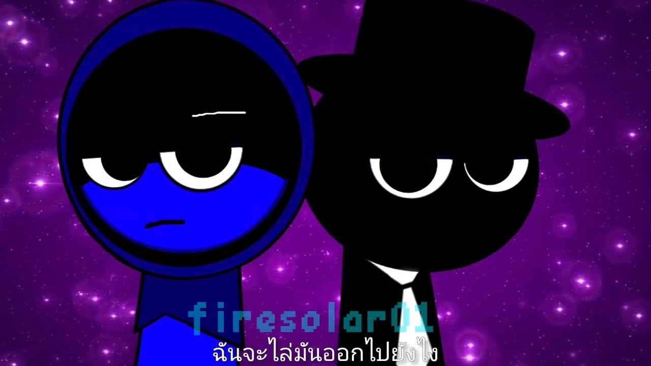 My first animation jevin x black sprunki