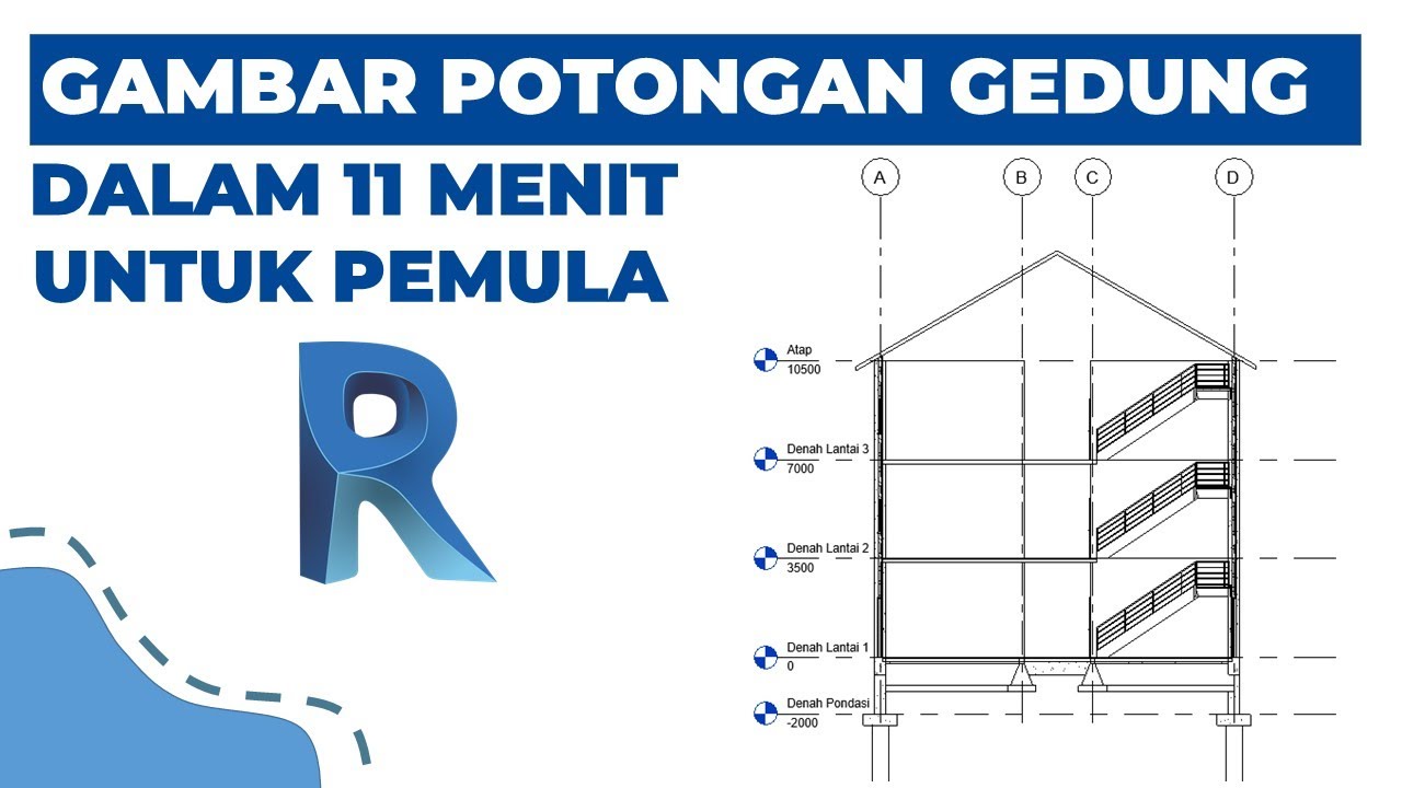 Tutorial Revit | Modeling Potongan di Revit Untuk Pemula dalam 11 Menit
