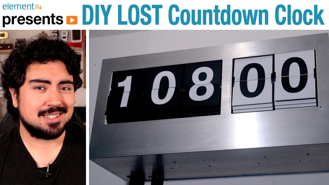 DIY LOST Swan Station Split Flap Display Timer