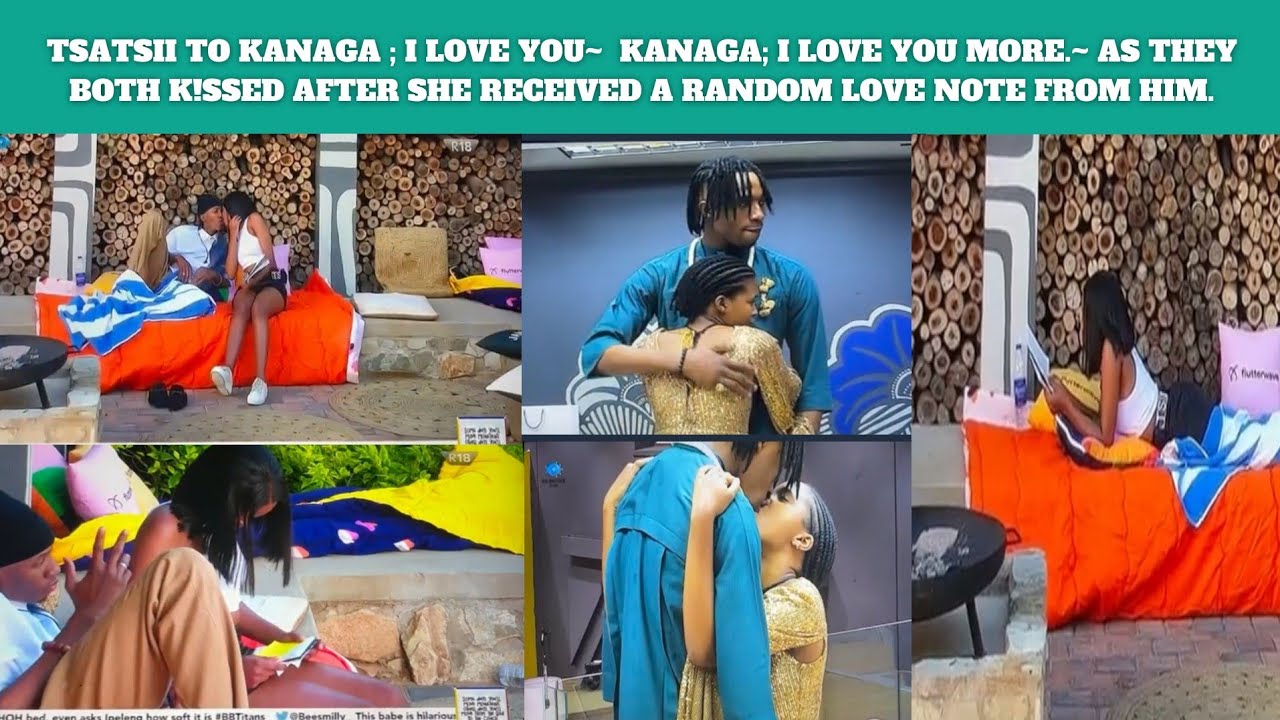KANAGA IS SO ROMANTÎC TSATSII RECEIVED A RANDOM LOVE NOTE FROM KANAGA JNR.