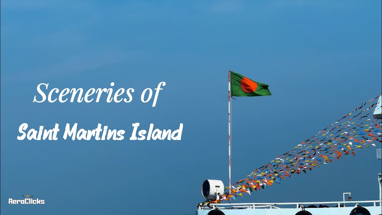 Sceneries of Saint Martins Island