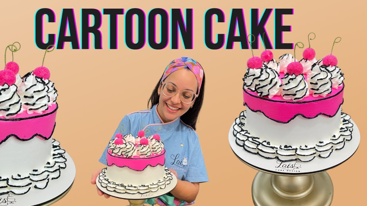 COMO FAZER CARTOON CAKE nova tendência na confeitaria!