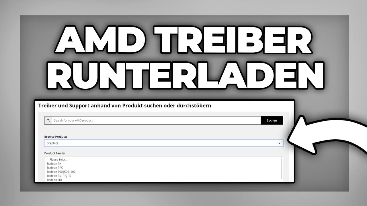 AMD Grafikkarten Treiber Herunterladen und Installieren - Tutorial