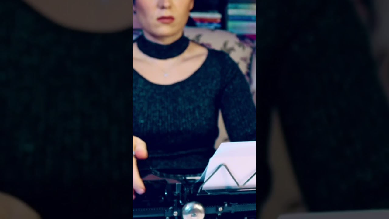 Got my hands on Wednesday's typewriter! 😆 #wednesday #writer #writing #writingcommunity #viral