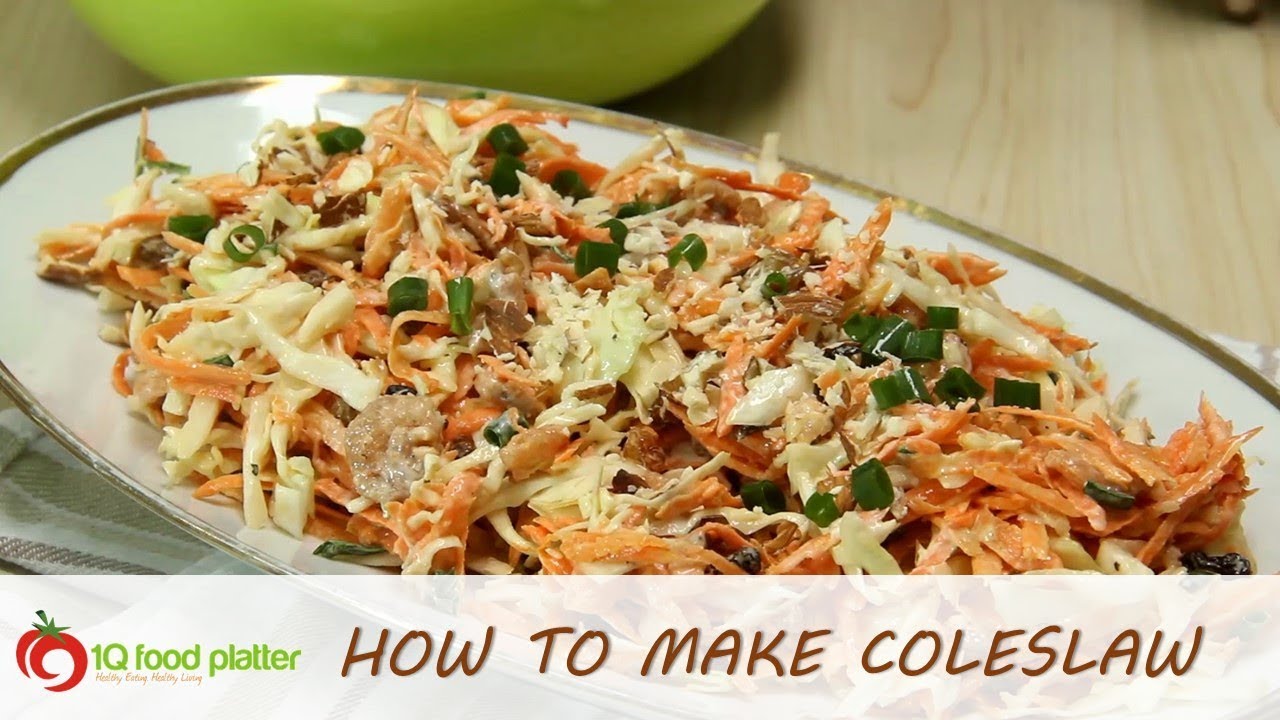 How to make Coleslaw | 1QFoodplatter