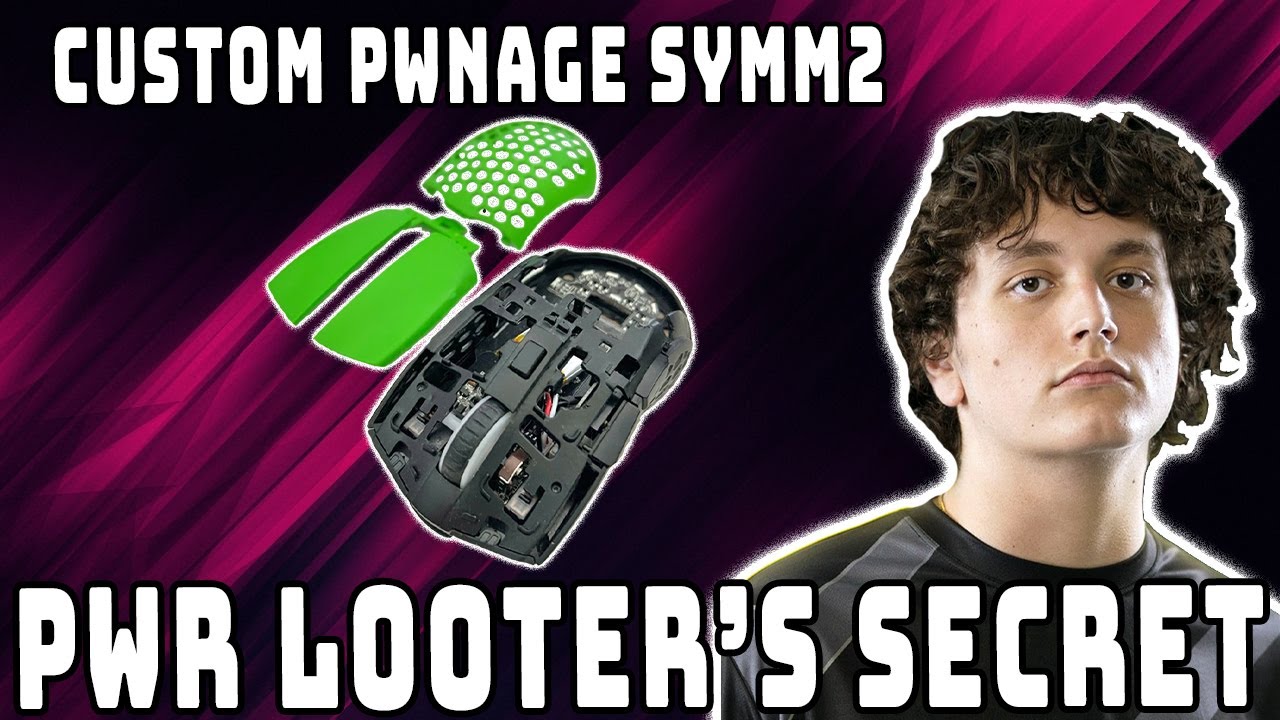 Fortnite Pro Players Mouse PWR Looter Custom Pwnage Symm2