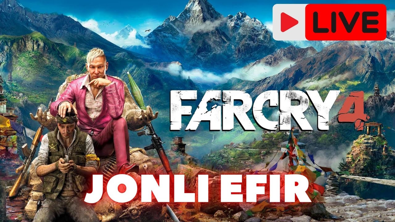 🔴UZBEKCHA JONLI EFIR | FAR CRY 4 | 2 qism |