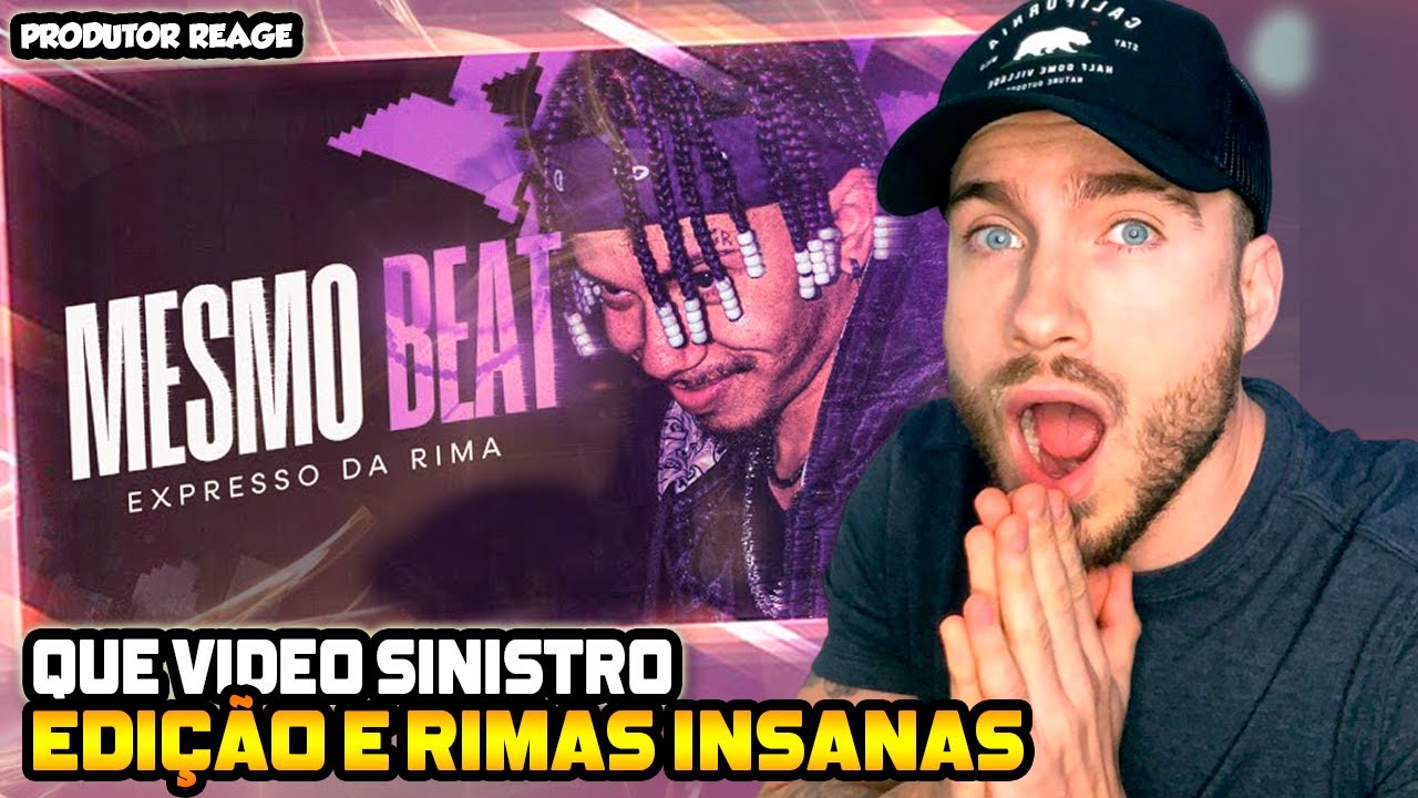 (QUE VIDEO INSANOI!) PRODUTOR REAGE AS MELHORES RIMAS no MESMO BEAT! 2  (REACT)