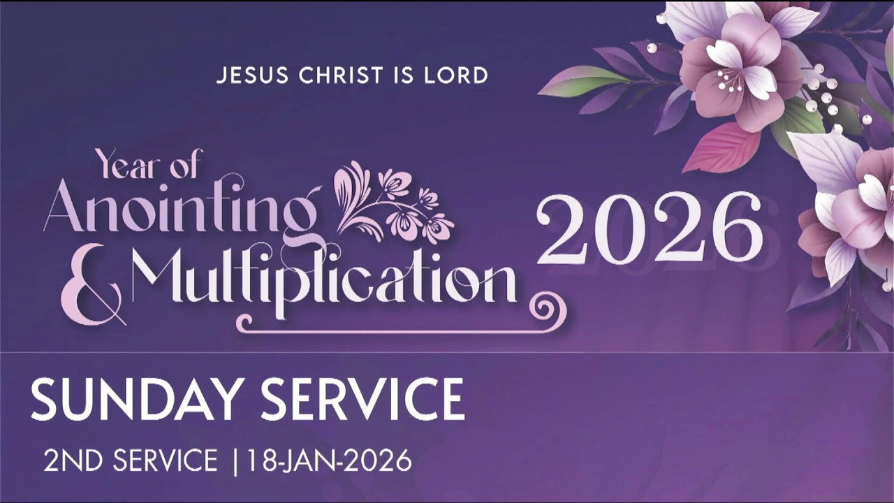 LIVE | SUNDAY 2nd SERVICE | 18-JAN-2026 | PASTOR.CJ SAMUEL | ATHUMANESAR MINISTRIES KARNATAKA