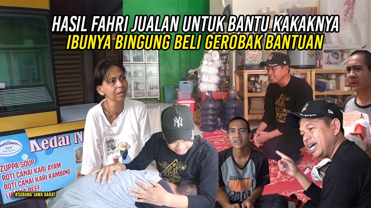 HASIL JUALAN FAHRI SUKA BANTU KAKAKNYA | IBUNYA BINGUNG BELI GEROBAK BANTUAN BAZNAS