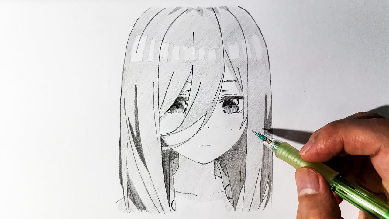 How to draw Miku Nakano
