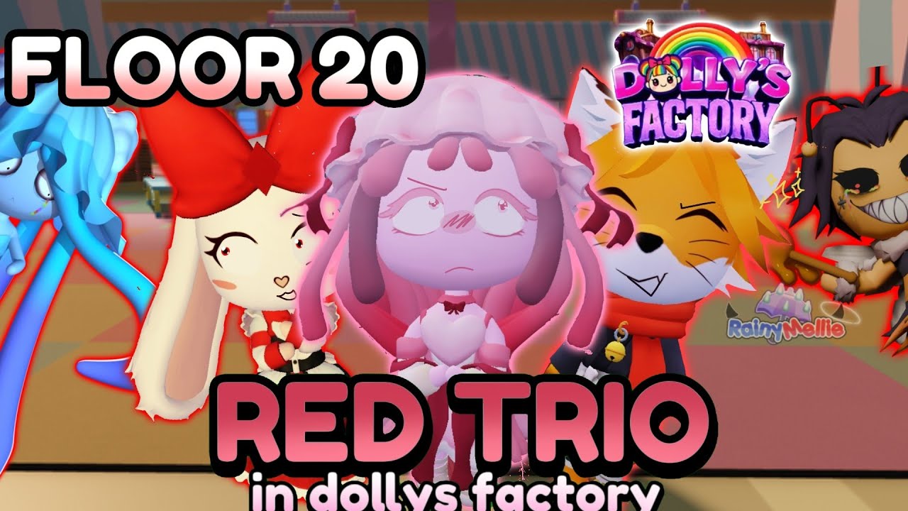❤️ RED TRIO IN DOLLYS FACTORY - Dolly's factory #4 - [☔️] #RainyMellie 