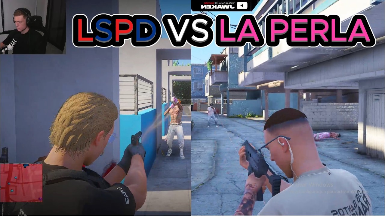 ENFRENTAMIENTO LSPD VS LA PERLA | AQUI AQUI AQUI  | DOVUX LIFE