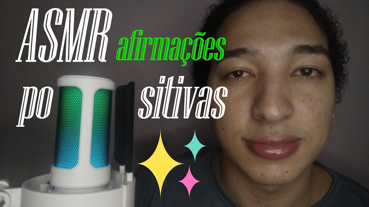 20 minutos de Afirmações Positivas para dormir bem | ASMR Voz Grossa, soft spoken