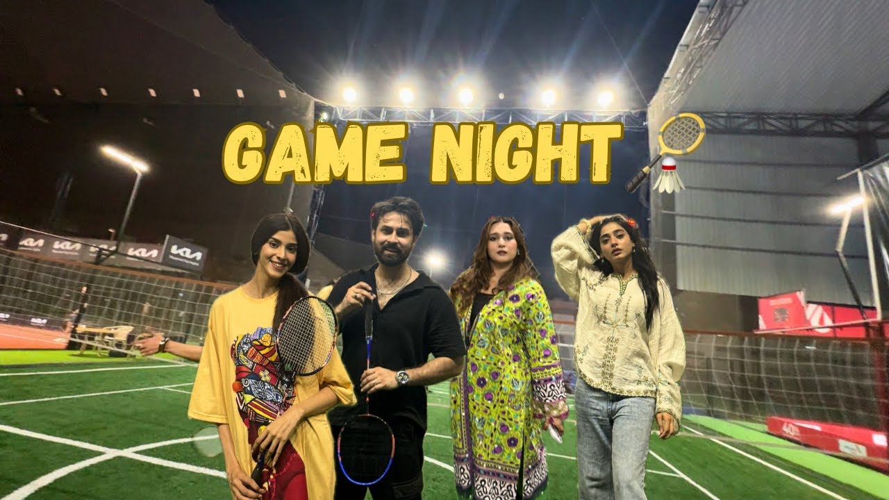 Game night 🏸 | Sab ko hara dia maine 😎 | HamzaShykh