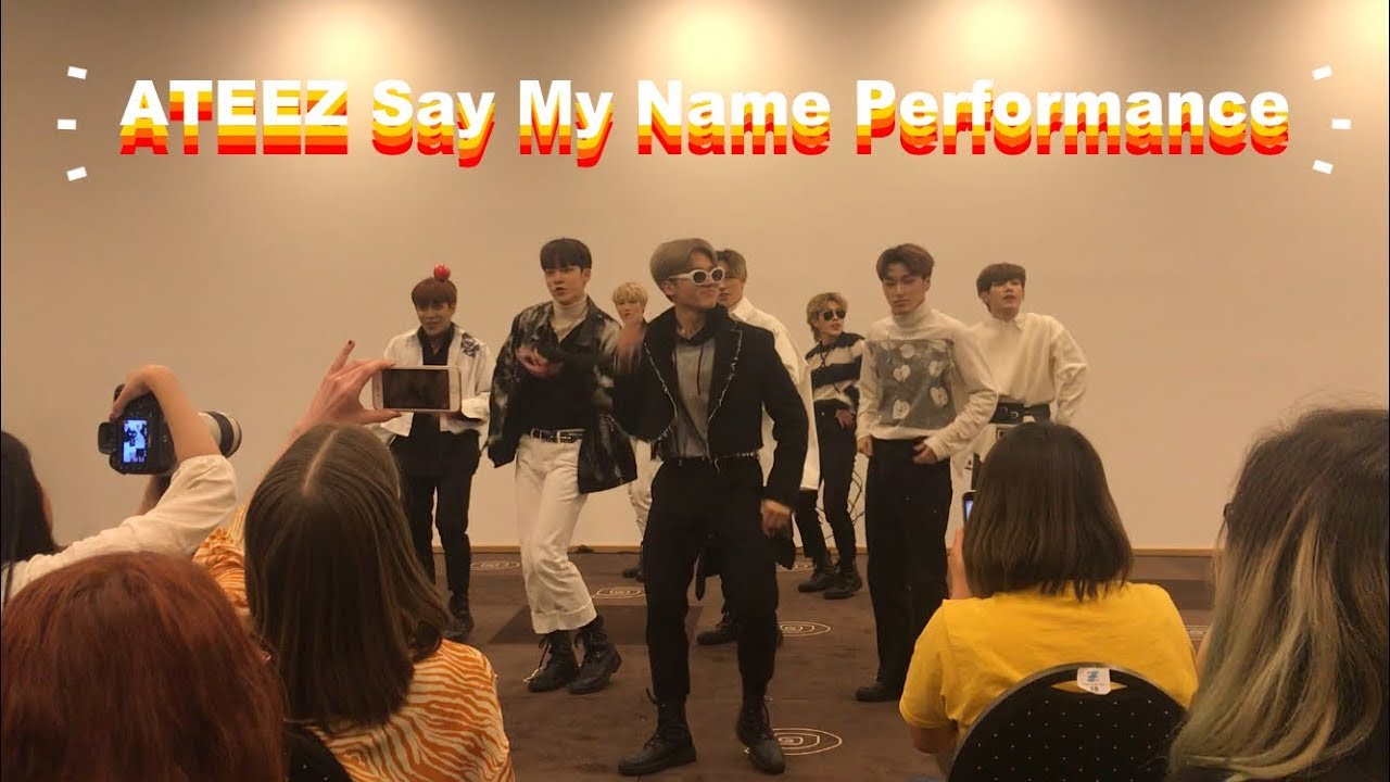 ATEEZ (에이티즈) Say My Name fancam | ATEEZ global fansign Berlin 190410