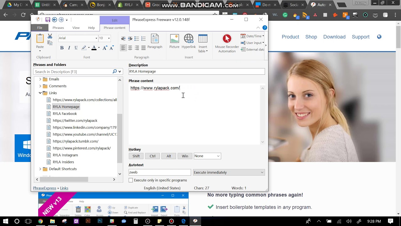 Phraseexpress tutorial