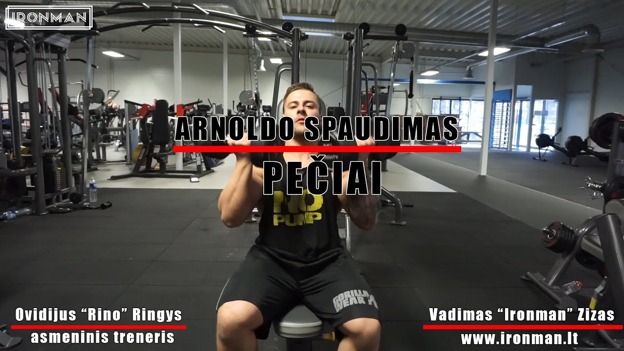 #IronAcademy. Pečiai. Arnoldo spaudimas. IronMan & Rino. www.ironman.lt