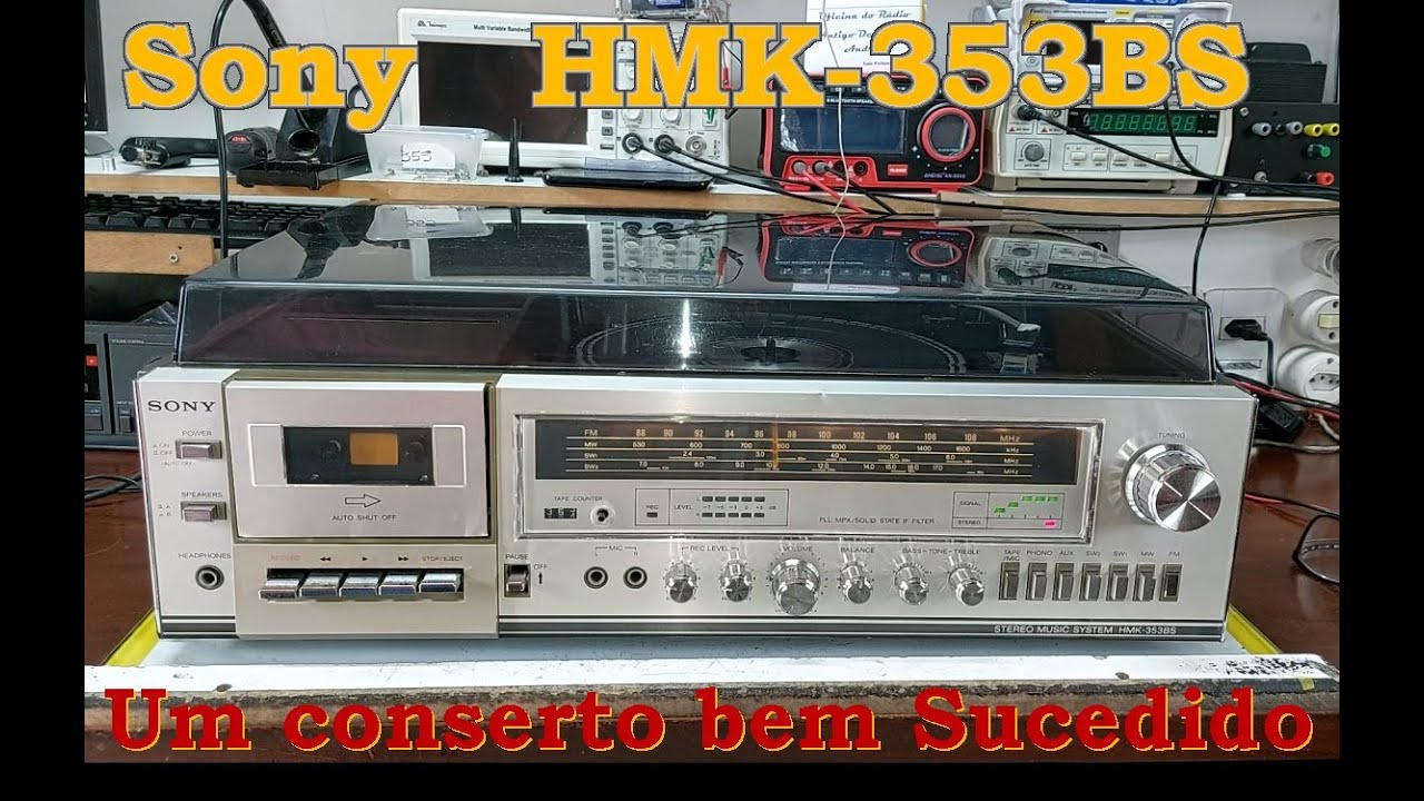 Sony HMK-353BS, Um conserto bem Sucedido.