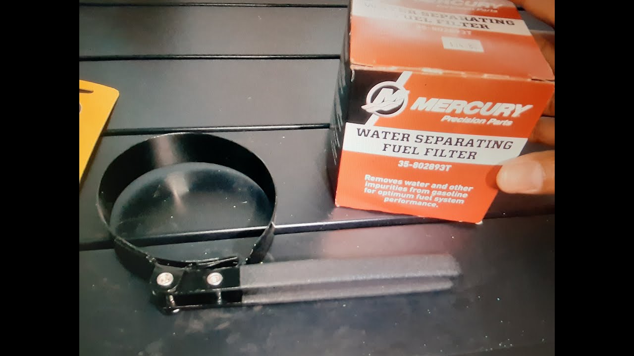 HOW TO - Mercruiser 5 .0  V8  Fuel Filter Replacement