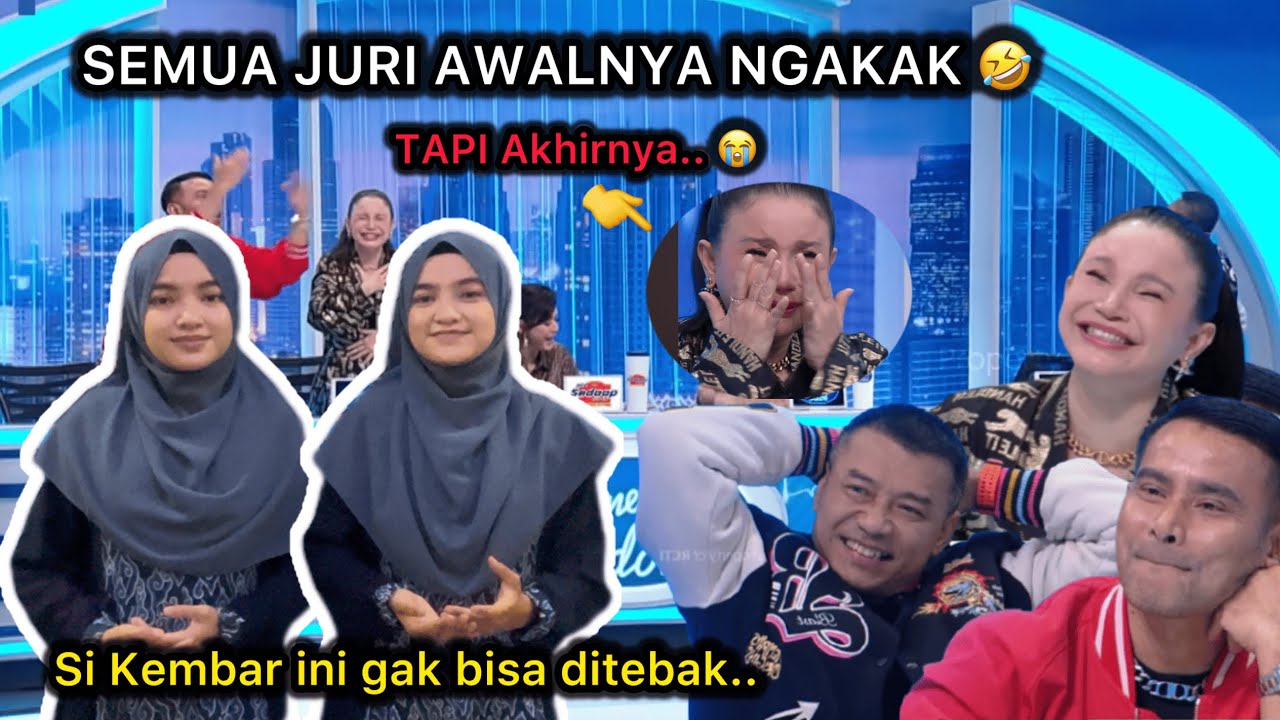 Awalnya ditertawakan! 😱 Tapi Kembar ini akhirnya membuat JURI MENANGIS !! 😭 - PARODI Indonesian Idol