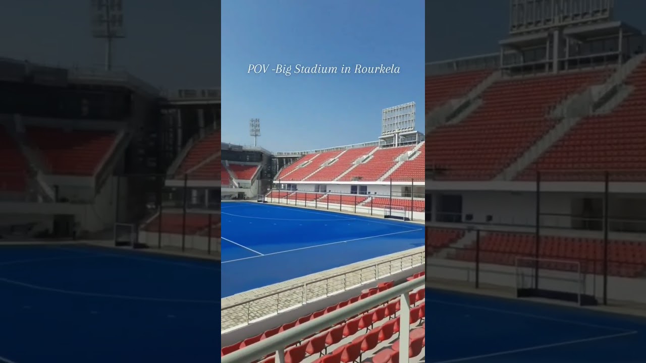 World No 1 Hockey Stadium Birsa Munda Hockey Stadium,  Rourkela,  Odisha 🏑