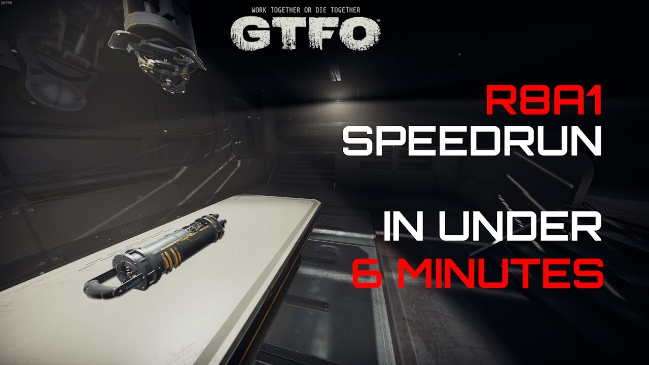 GTFO Speedrun - R8A1 in 5:38 [World Record]