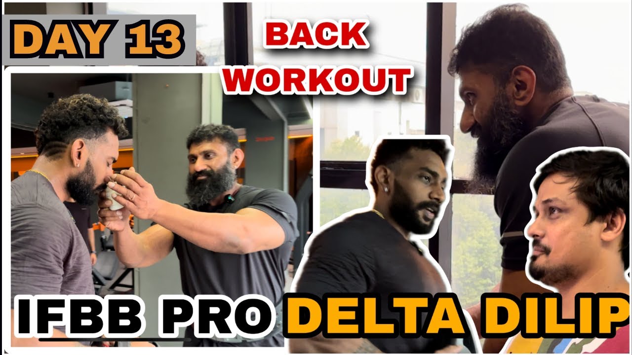 DAY 13 - Road To 250KG Deadlift | Delta Dilip IFBB PRO | Back Workout | Biglee Tamil