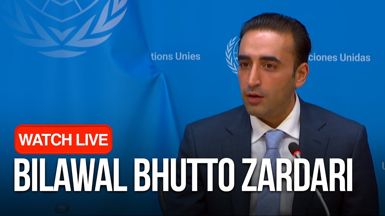 Full Presser: Bilawal Bhutto Zardari, former Foreign Minister of Pakistan at UN