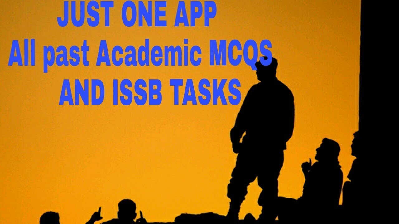 Best app to prepare for pma initial test and Issb .all past mcqs and Issb tasks