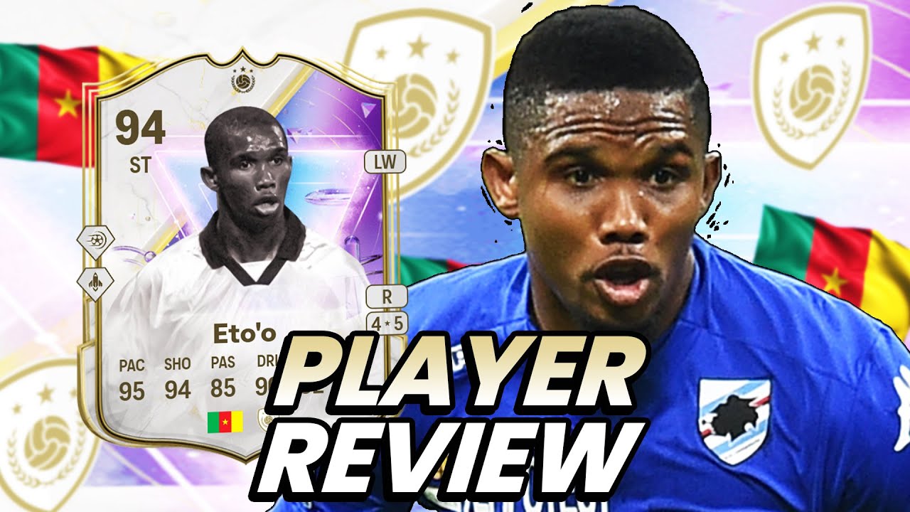 4⭐5⭐ 94 FUTURE STARS ICON ETO'O SBC PLAYER REVIEW! FC 25 ULTIMATE TEAM