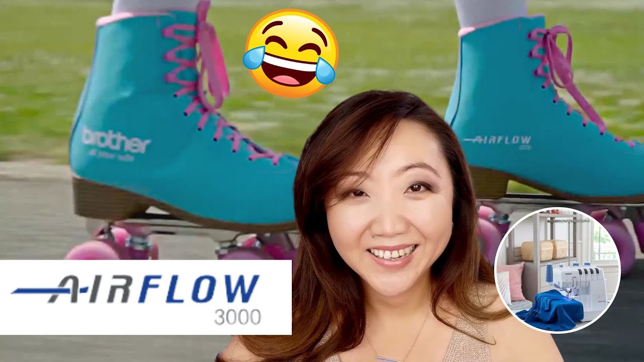 Реклама оверлока Brother Airflow 3000 🤣🤣🤣 @BrotherSews