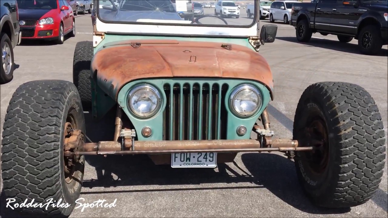 1960 Willys Jeep Rod Spotted