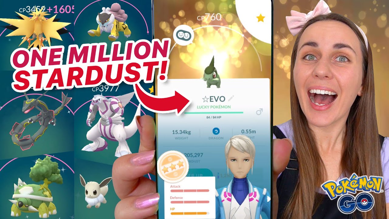 SPENDING ONE MILLION STARDUST in Pok&eacute;mon GO!