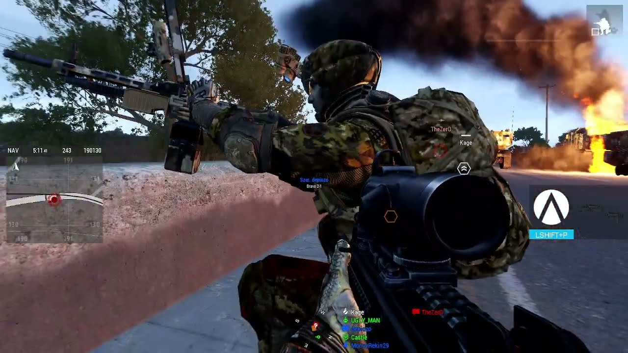 Wybiłem całą drużynę FIA Altis misja eskortowania bomby atomowej CSAT