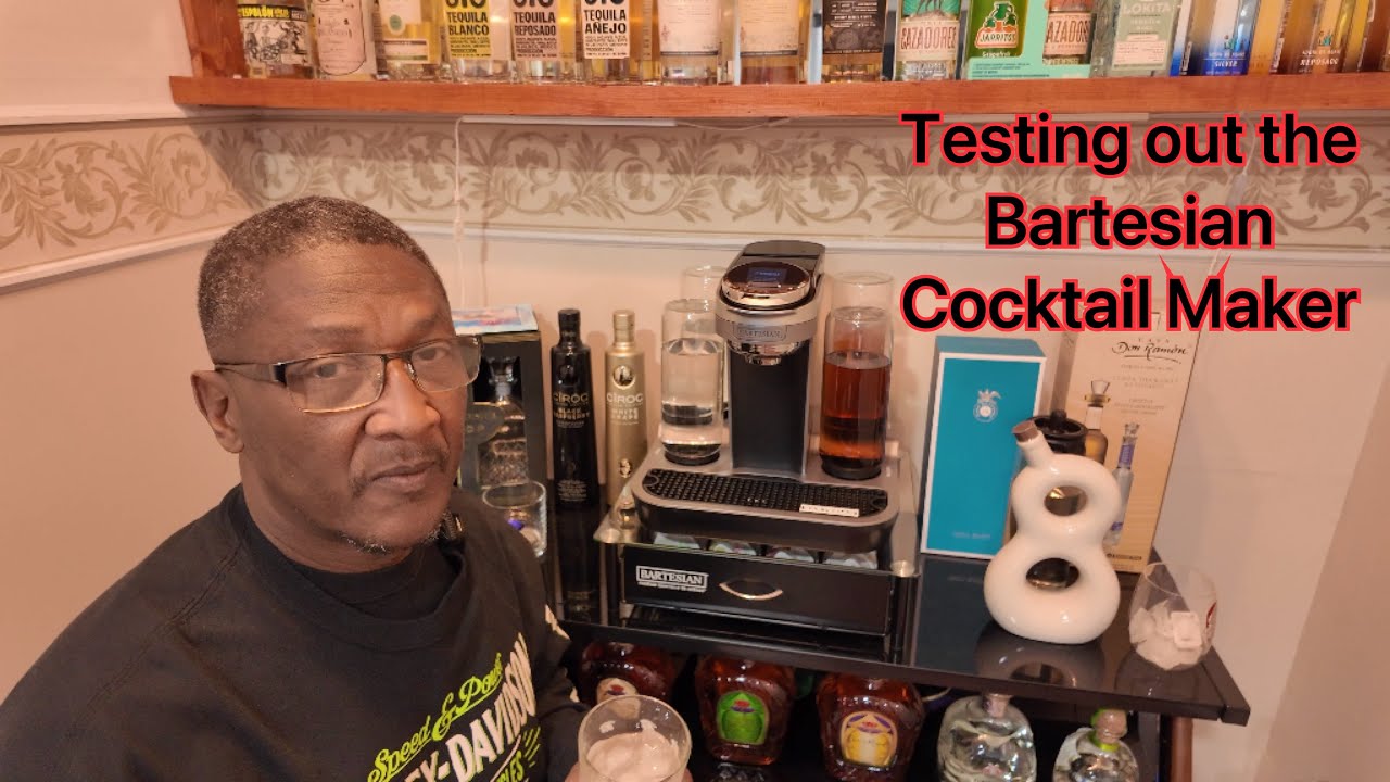 Testing out the Bartesian Professional Cocktail Maker