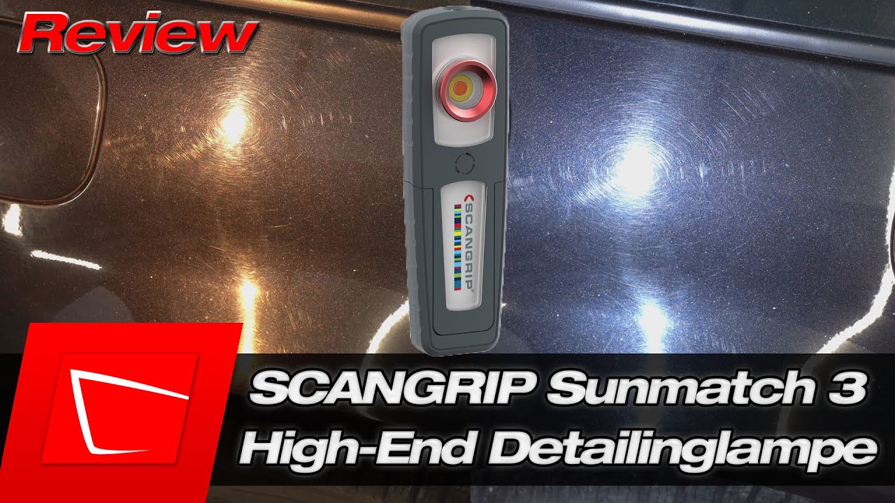 SCANGRIP Sunmatch 3 Review - die aktuell beste Polierlampe für Hobby-Detailer und Aufbereiter?