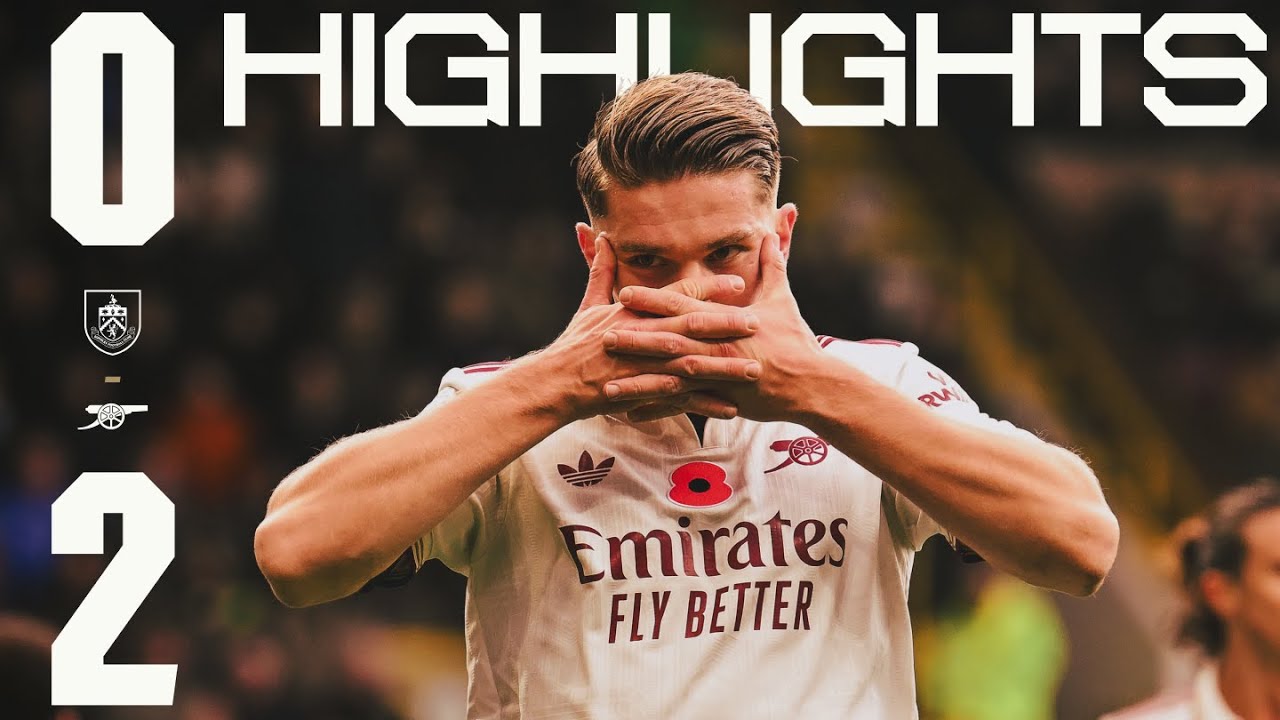 FIVE PREMIER LEAGUE WINS IN A ROW ⭐️ | Burnley vs Arsenal (0-2) | Premier League