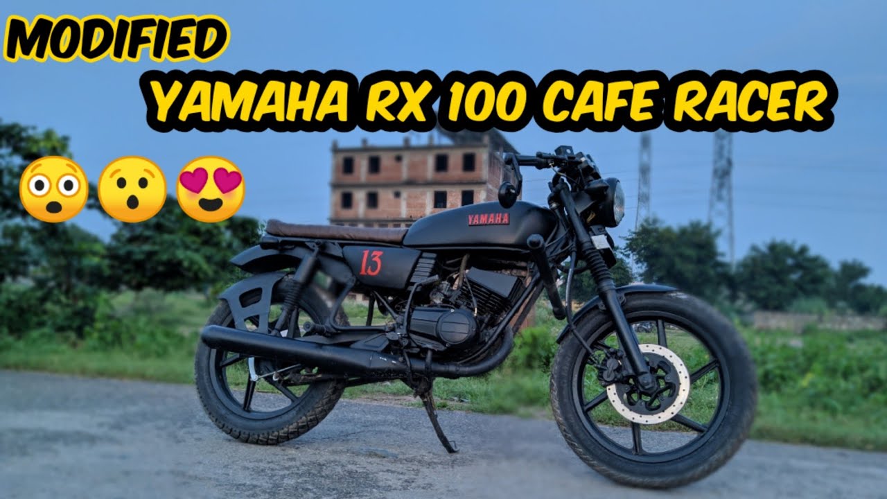 Yamaha rx100 modified in cafe racer | Cafe racer india |Jaipur | Vlog