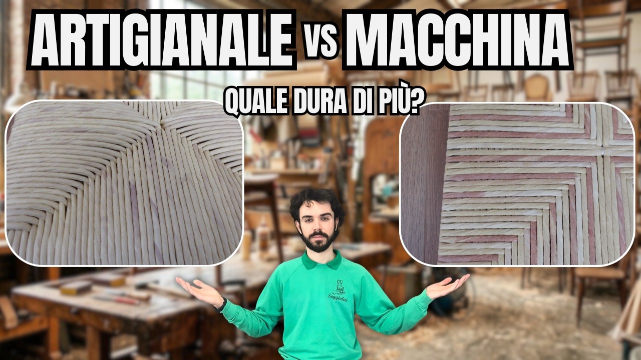 3 differenze tra impagliatura artigianale e macchina