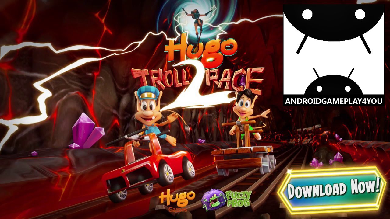 Hugo Troll Race 2 Android GamePlay Trailer (1080p) (By Hugo Games A/S) [Game For Kids]
