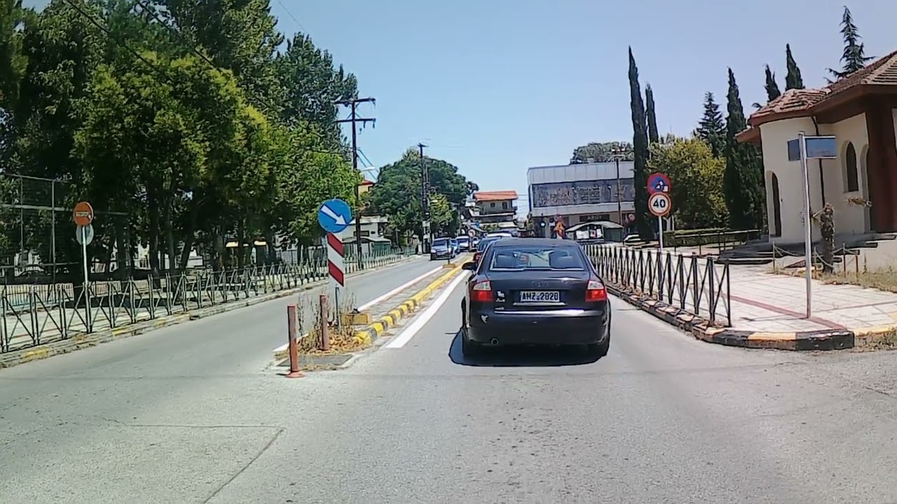 Holiday Trip. Katerini to Paralia in Greece