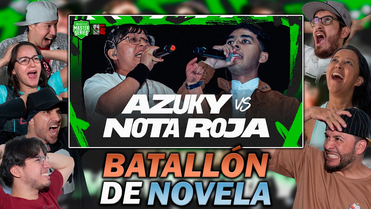 🚬 &iexcl;LA NOVELA DEL A&Ntilde;O! - COLOMBIANOS REACCIONAN a NOTA ROJA vs AZUKY [FMS M&Eacute;XICO 2026]