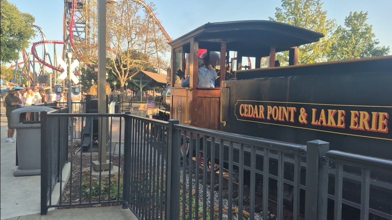 Cedar Point & Lake Erie Steam Train In Sandusky, Ohio !
